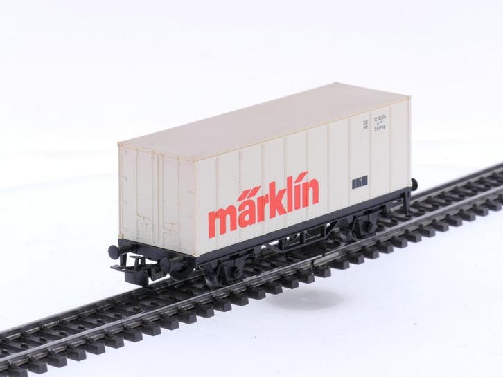 Schaal H0 Märklin 4481 containerwagen Märklin van de DB., Hobby & Loisirs créatifs, Trains miniatures | HO, Enlèvement ou Envoi