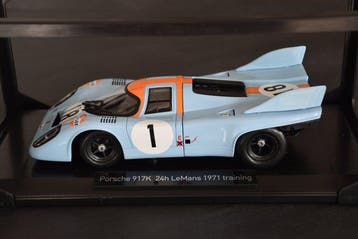 Norev 1:18 - Model raceauto - Porsche 917K 24h LeMans 1971, Hobby en Vrije tijd, Nieuw