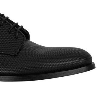 GIORGIO ARMANI - 5 UK - 39 IT - Derby Shoes Black Textured