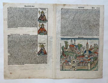 Germany and Italy - Würzburg en Ferrara; Hartmann Schedel/, Nieuw