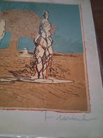 Salvatore Fiume (1915-1997) - Asino con donna, Antiek en Kunst