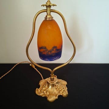 Muller Frères - Lampe de table - Bronze doré
