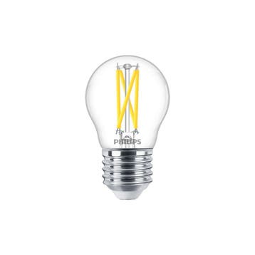 Philips MASTER LED E27 Kogel Filament Helder 2.5W 340lm -, Verzenden, Nieuw, E27 (groot)