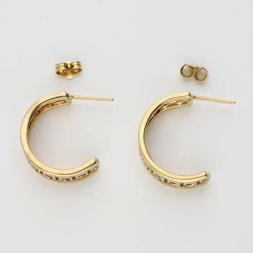 Oorbellen - 14 karaat Geel goud, Handtassen en Accessoires, Nieuw