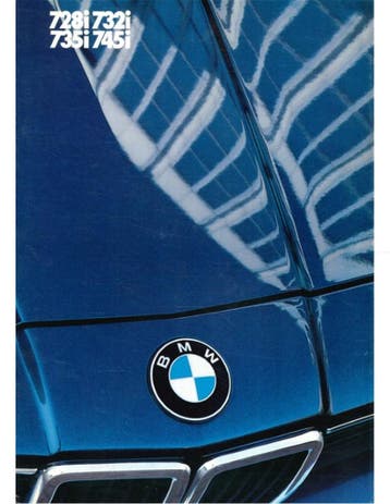 1985 BMW 7 SERIE BROCHURE NEDERLANDS, Nieuw