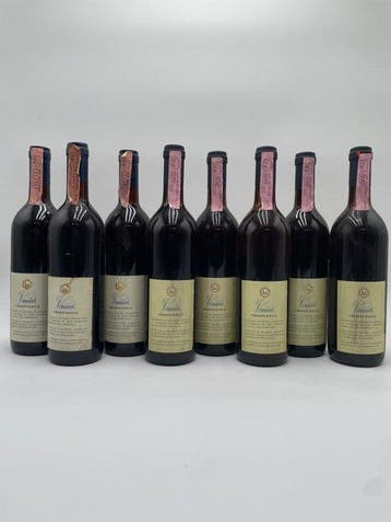 1987 x3 & 1989 x5 Rocca delle Macie Vernaiolo - Chianti - 8, Nieuw