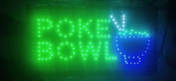 Poke bowl LED bord lamp verlichting licht bak reclamebord #p, Huis en Inrichting, Verzenden, Nieuw