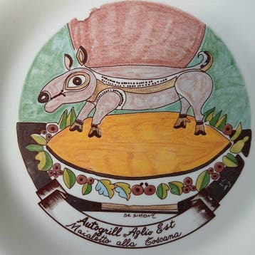 Buon Ricordo - Giovanni De Simone - Plat (6) - Poterie -, Antiek en Kunst