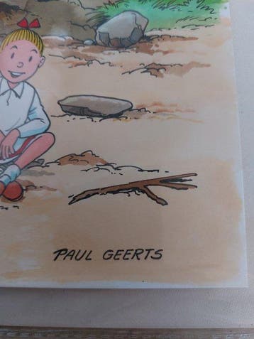 Paul Geerts - 1 Original drawing - Suske en Wiske - Suske en