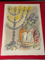 Marc Chagall (1887-1985) - Aaron and the Seven-Branched