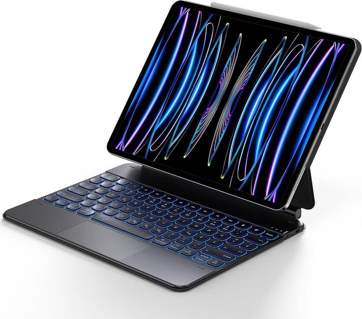 iPad Pro 12.9 Hoes m. touchpad - Retour deal, pak die kor..., Computers en Software, Overige Computers en Software, Nieuw, Verzenden