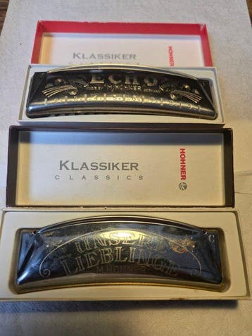Hohner - Echo 32 / Unsere Lieblinge 28 - - Harmonica à, Muziek en Instrumenten, Blaasinstrumenten | Blokfluiten, Nieuw