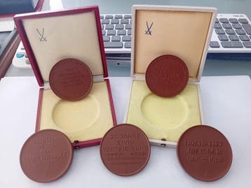Duitsland. Set of 5 medals, various themes XX cent. (Zonder, Postzegels en Munten