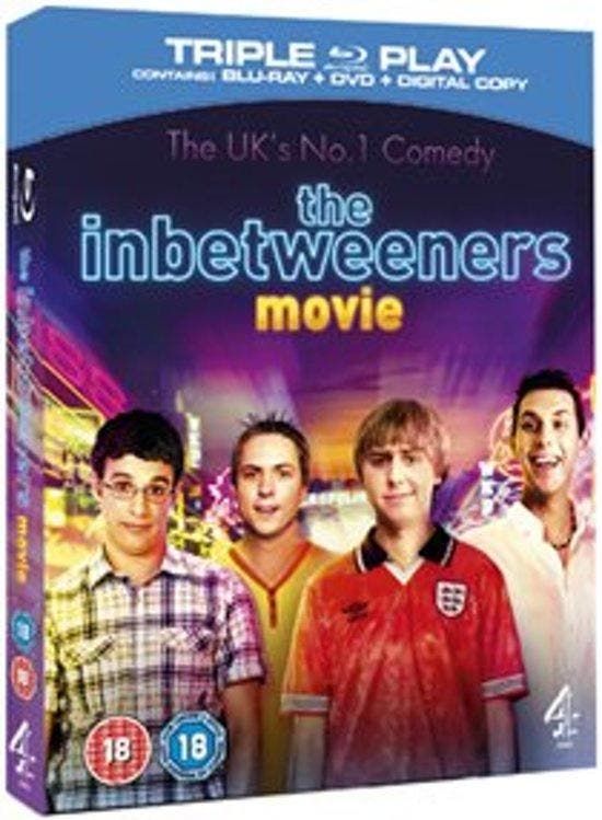 The Inbetweeners Blu-ray + DVD (Blu-ray tweedehands film), Cd's en Dvd's, Dvd's | Actie, Ophalen of Verzenden