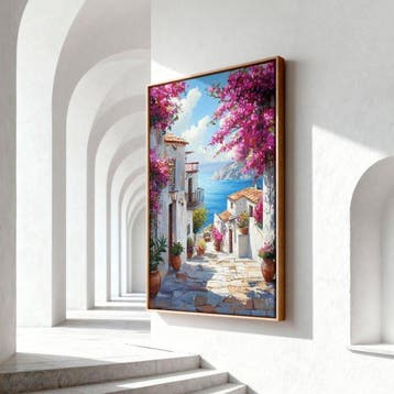 Iconica - Greek Island Charm - unique 1/1 XXL (150 x 100 cm)