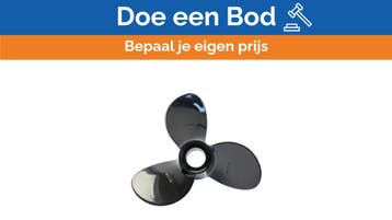 Bieden: Suzuki 10-1/4 x 10 Aluminium Black Coated Marine Pr, Watersport en Boten, Ophalen of Verzenden, Nieuw