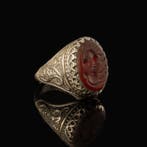 Ottomaanse Rijk Ring met steen, intaglio met LIon (Zonder