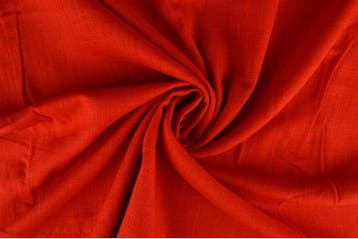 10 meter linnen viscose - rood, Hobby en Vrije tijd, Stoffen en Lappen, Verzenden, 120 cm of meer, Linnen, Rood