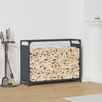 vidaXL Brandhoutrek 90x28x65 cm koudgewalst staal, Verzenden