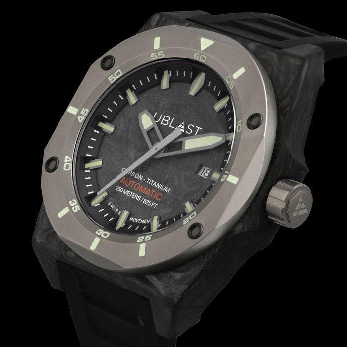 Ublast - Fusion - All Forget Carbon & Titanium - UBFSN47CA -, Bijoux, Sacs & Beauté, Montres | Hommes