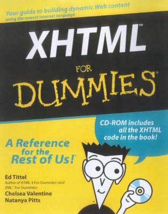 XHTML For Dummies 9780764507519 Ed Tittel, Livres, Langue | Anglais, Envoi