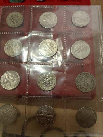 Wereld. Collection of coins and more incl.