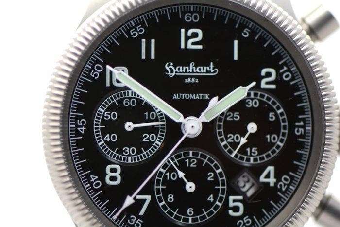 Hanhart - Sirius Pilot Aviation - 710-0100-00 - Homme -, Bijoux, Sacs & Beauté, Montres | Hommes