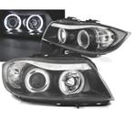 PHARES BMW E90 E91 05-08 ANGEL EYES CCFL FOND NOIR, Verzenden