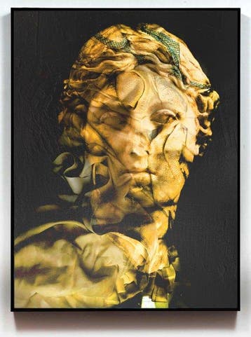Dario Moschetta (1973) - Head 57B | Original Mixed Media, Antiek en Kunst