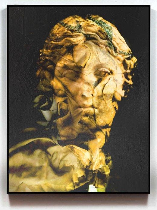 Dario Moschetta (1973) - Head 57B | Original Mixed Media, Antiek en Kunst, Kunst | Designobjecten