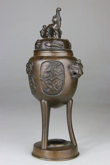 Vase Couvert - Brule Parfum Meiji XIXe siecle - Japonais -