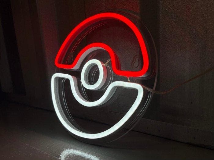 GEEN RESERVE Pokémon Neon Sign - Decoratieve Verlichte, Games en Spelcomputers, Spelcomputers | Overige Accessoires
