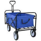 vidaXL Opvouwbare Handtrolley Blauw 94 x 53 x 99 cm Oxford, Verzenden, Nieuw