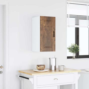 vidaXL Keukenbovenkast Porto bewerkt hout gerookt, Verzenden, Nieuw