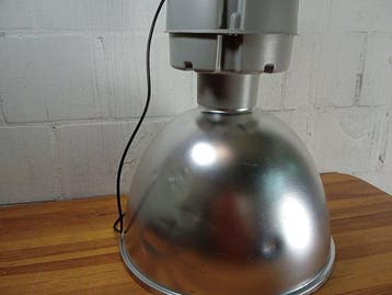 Plafondlamp - Aluminium, Staal - Industriële hanglamp voor