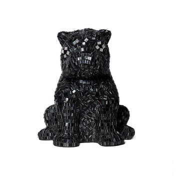 Tafellamp - Hars, Glas - Bulldog Scultoreo, Antiek en Kunst