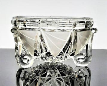 Sklo Union Libochovice - Art Deco coupe - Bol - Verre