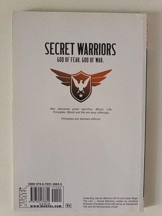 Secret Warriors Vol. 2: God of Fear, God of War TP - Signed, Livres, BD | Comics