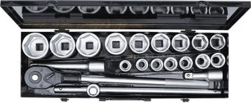 Dopsleutelset 20 mm (3/4) 19 - 50 mm 20-dlg, Verzenden, Nieuw