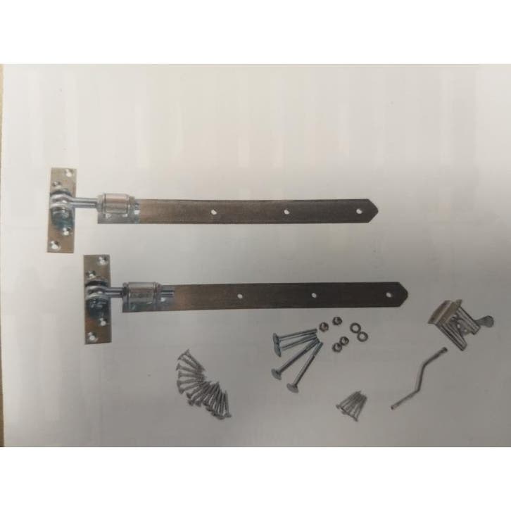 Scharnierwerk setje voor kastanje poortje ( een setje, Tuin en Terras, Tuinhekken en Hekwerk, Nieuw