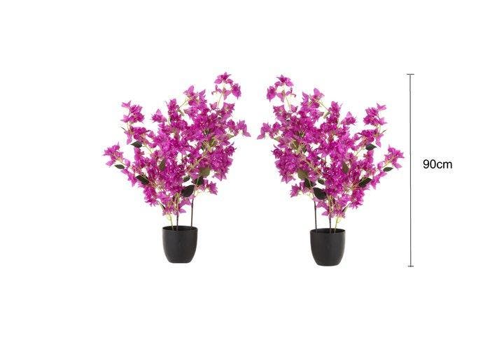 Decoratief ornament (2) - Azië - Stel Bougainvilleabloei, Antiek en Kunst, Kunst | Designobjecten