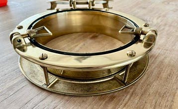 Objets maritimes - Cuivre, Laiton- Magnifique hublot