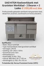 Koelwerkbank met Granieten Werkblad, Ophalen of Verzenden, Nieuw in verpakking