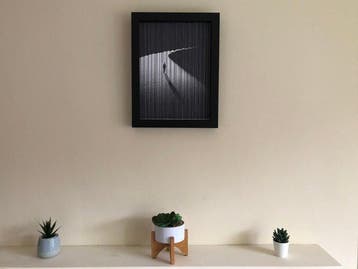 R. Kingmans - Wire sculpture - Simplicity, Antiek en Kunst