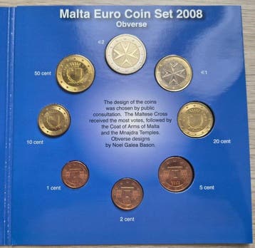 Malta. Year Set (BU) 2008/2012 (2 sets) (Zonder