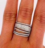 Salvini - Bague - 18 carats Or blanc - 1.00ct. tw. Diamant