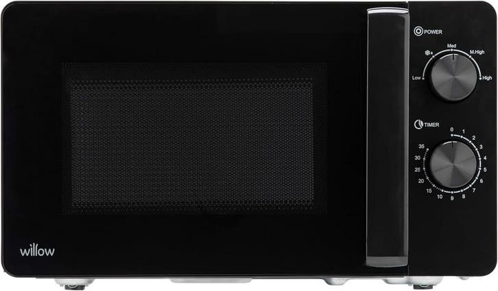 Willow WM20MB - Vrijstaande Magnetron - 20 liter - Zwart, Huis en Inrichting, Keuken | Keukenbenodigdheden, Ophalen of Verzenden