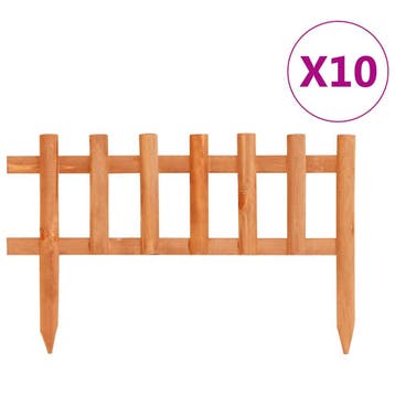 vidaXL Gazonranden 10 st 4,4 m vurenhout, Verzenden