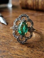 Sans prix de réserve - Bague - 9 carats Or jaune, Argent