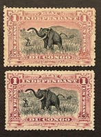 Congo belge 1894 - État Indépendant du Congo - 1fr Olifant -
